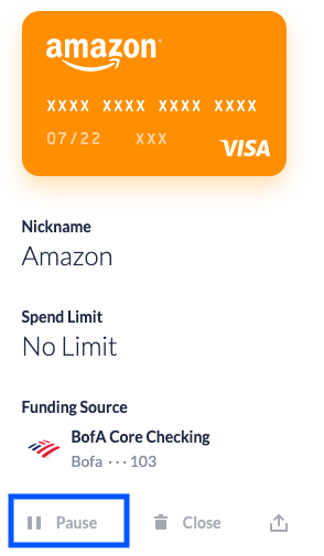 How do I pause/close Privacy Cards? – Privacy